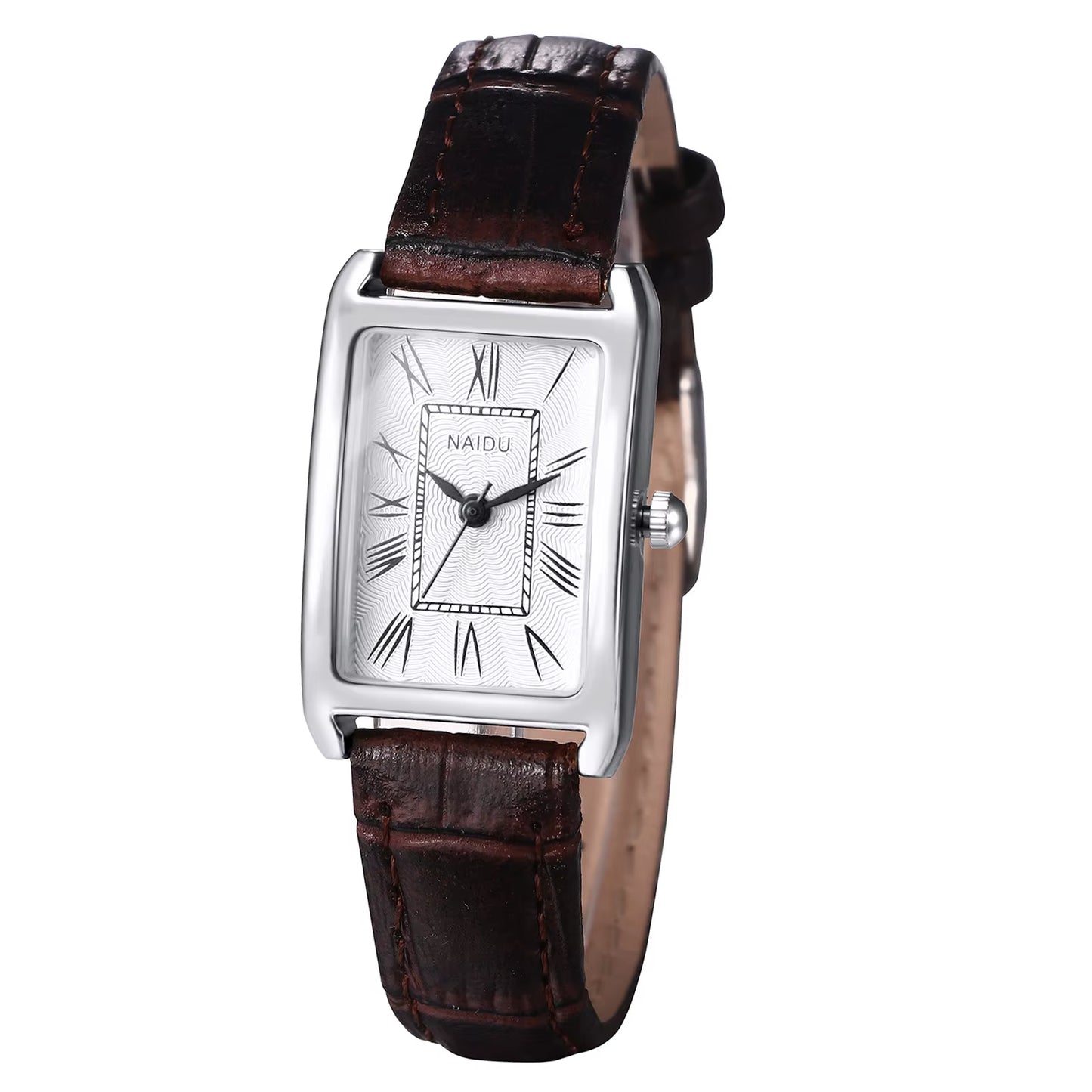 Leather Rectangular Women Small Watch