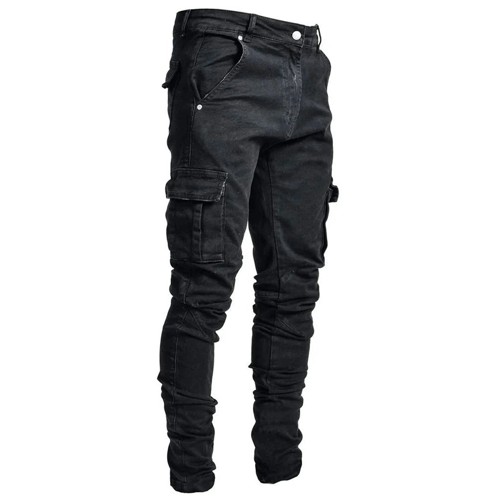 Pantalones Hombre Ripped Skinny Jeans