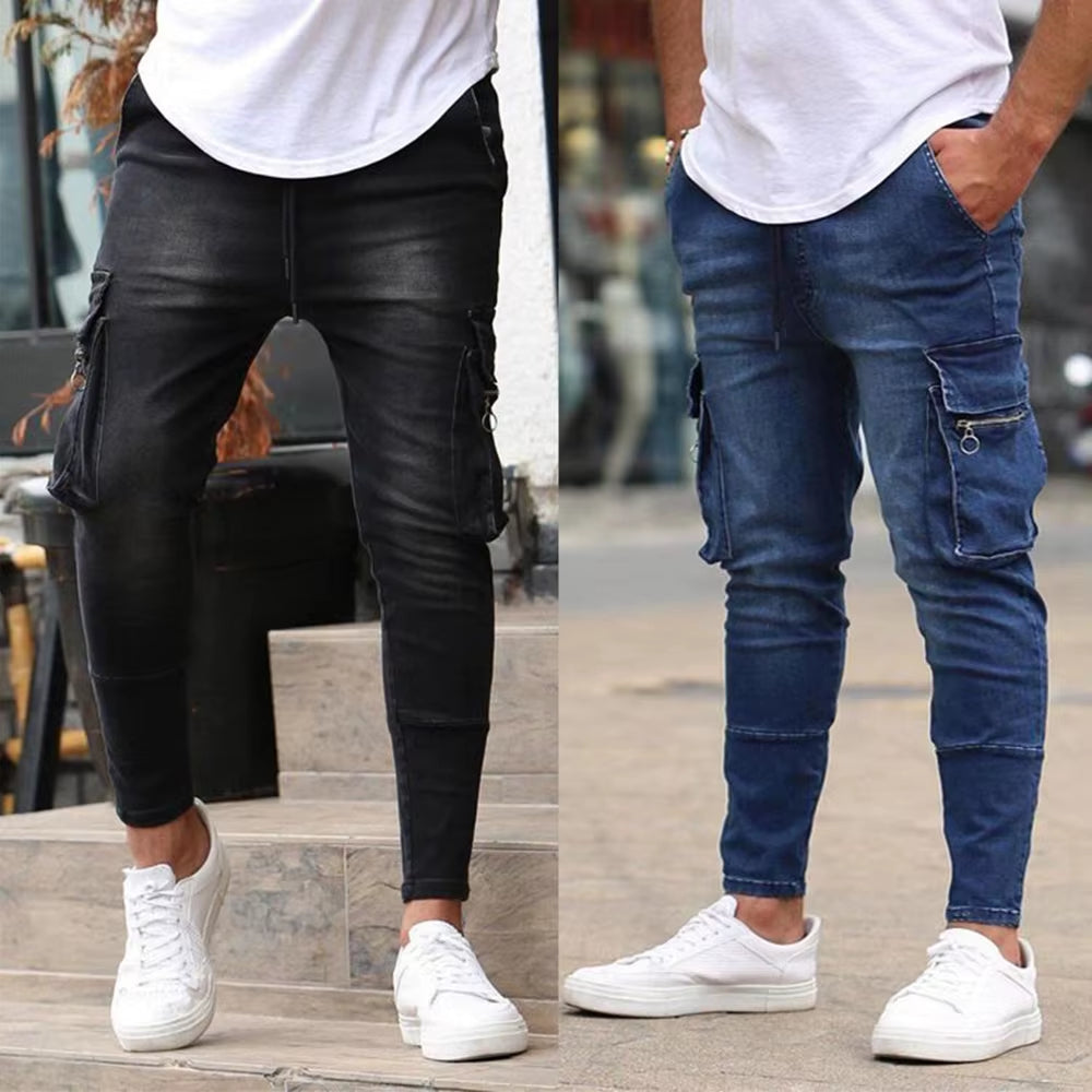 Pantalones Hombre Ripped Skinny Jeans