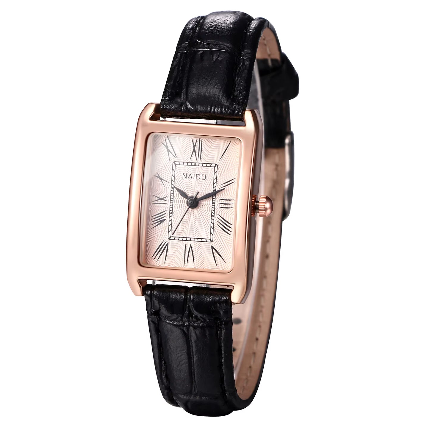 Leather Rectangular Women Small Watch