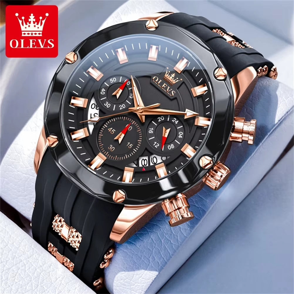 Luxury Multifunctional Chronograph Men's Watch