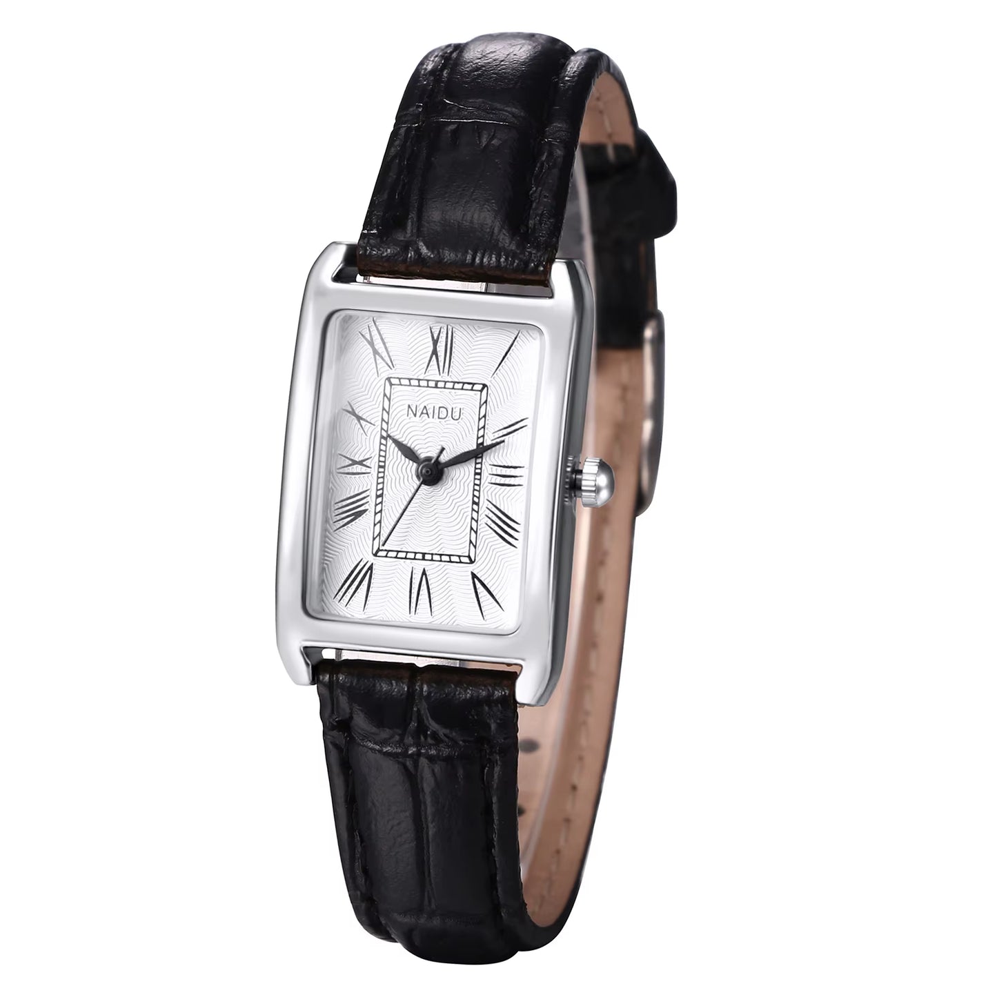 Leather Rectangular Women Small Watch