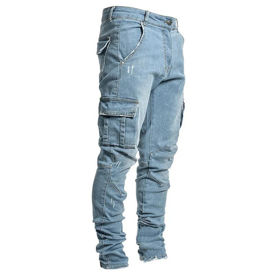 Pantalones Hombre Ripped Skinny Jeans