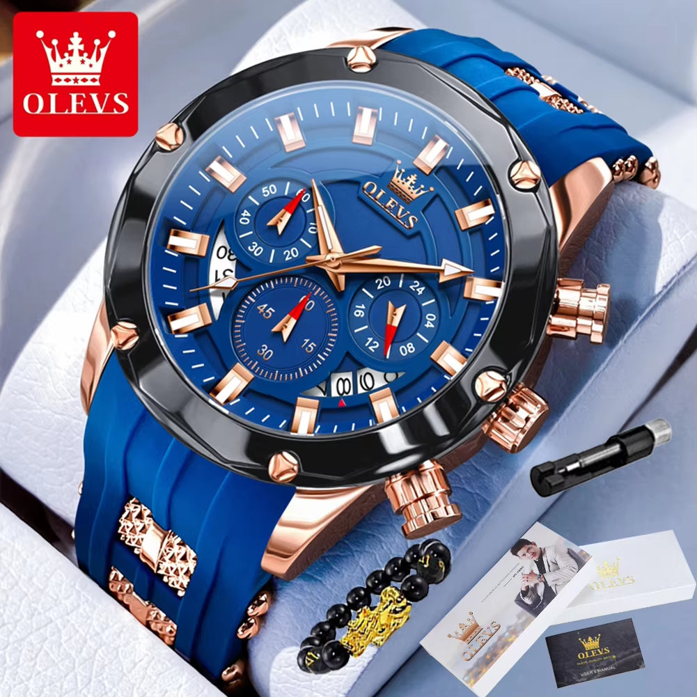 Luxury Multifunctional Chronograph Men's Watch