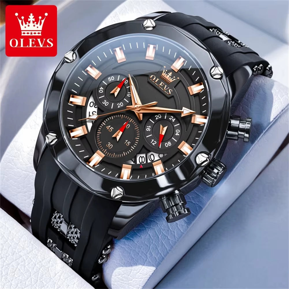 Luxury Multifunctional Chronograph Men's Watch