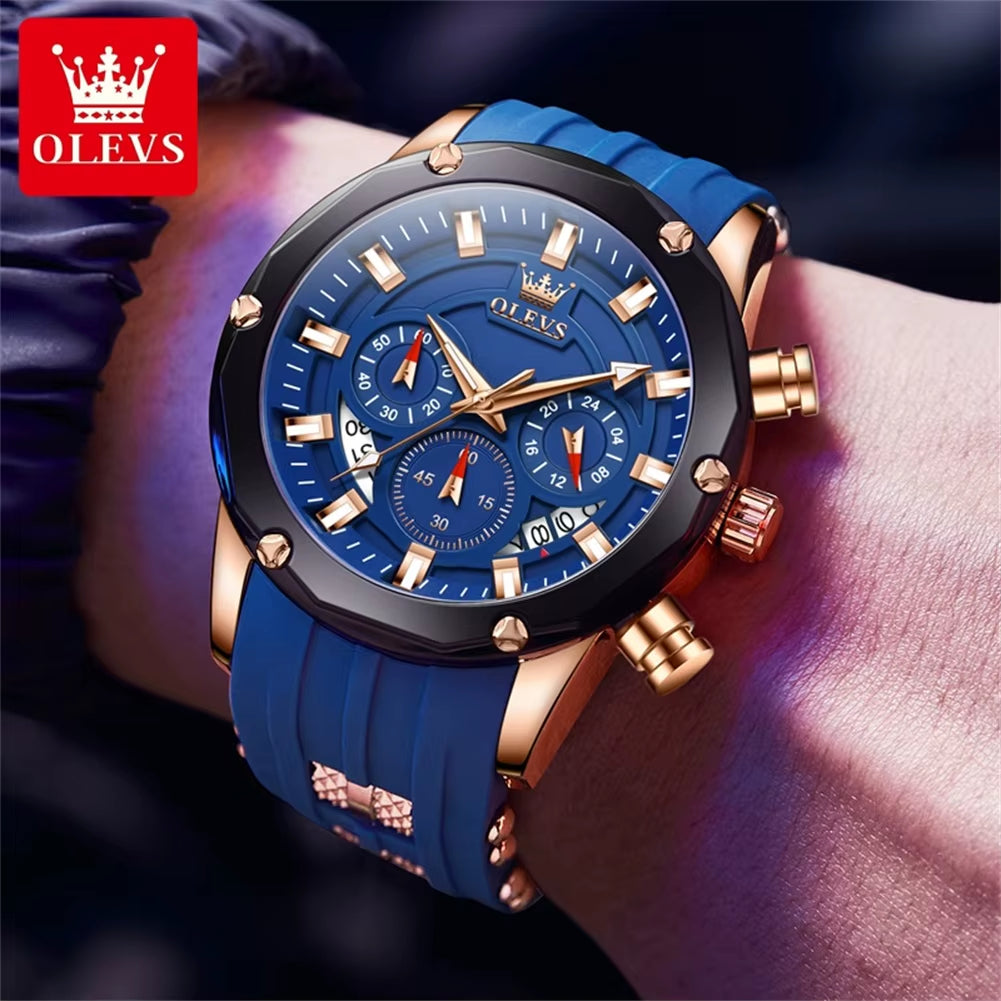 Luxury Multifunctional Chronograph Men's Watch