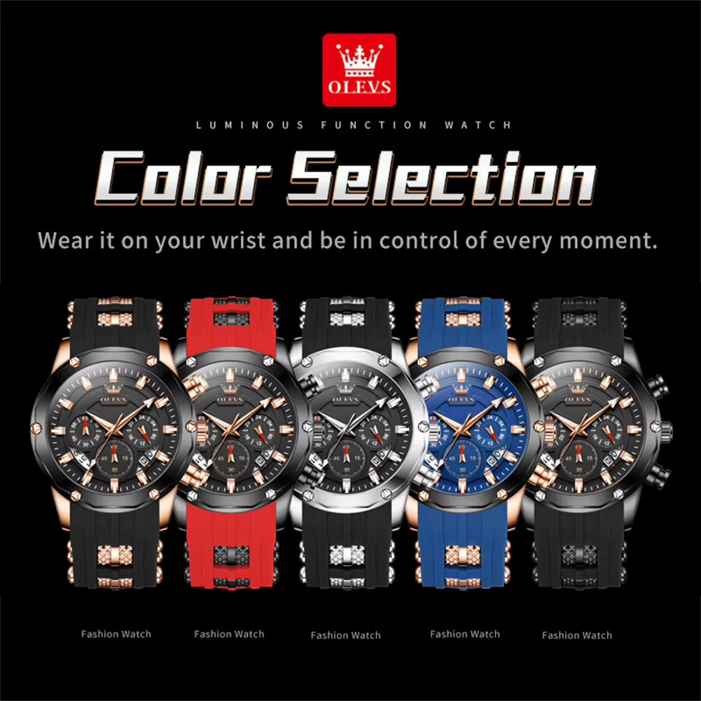 Luxury Multifunctional Chronograph Men's Watch