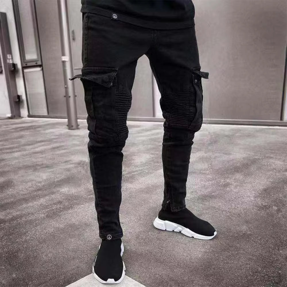 Pantalones Hombre Ripped Skinny Jeans