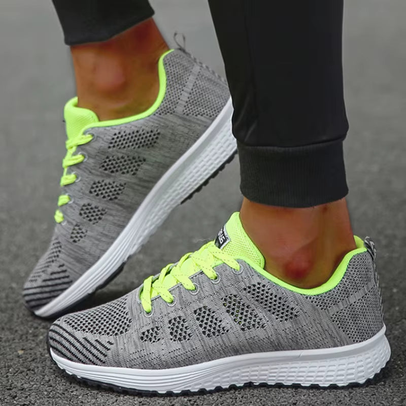 Women Lace-Up Lightweight Sneakers  