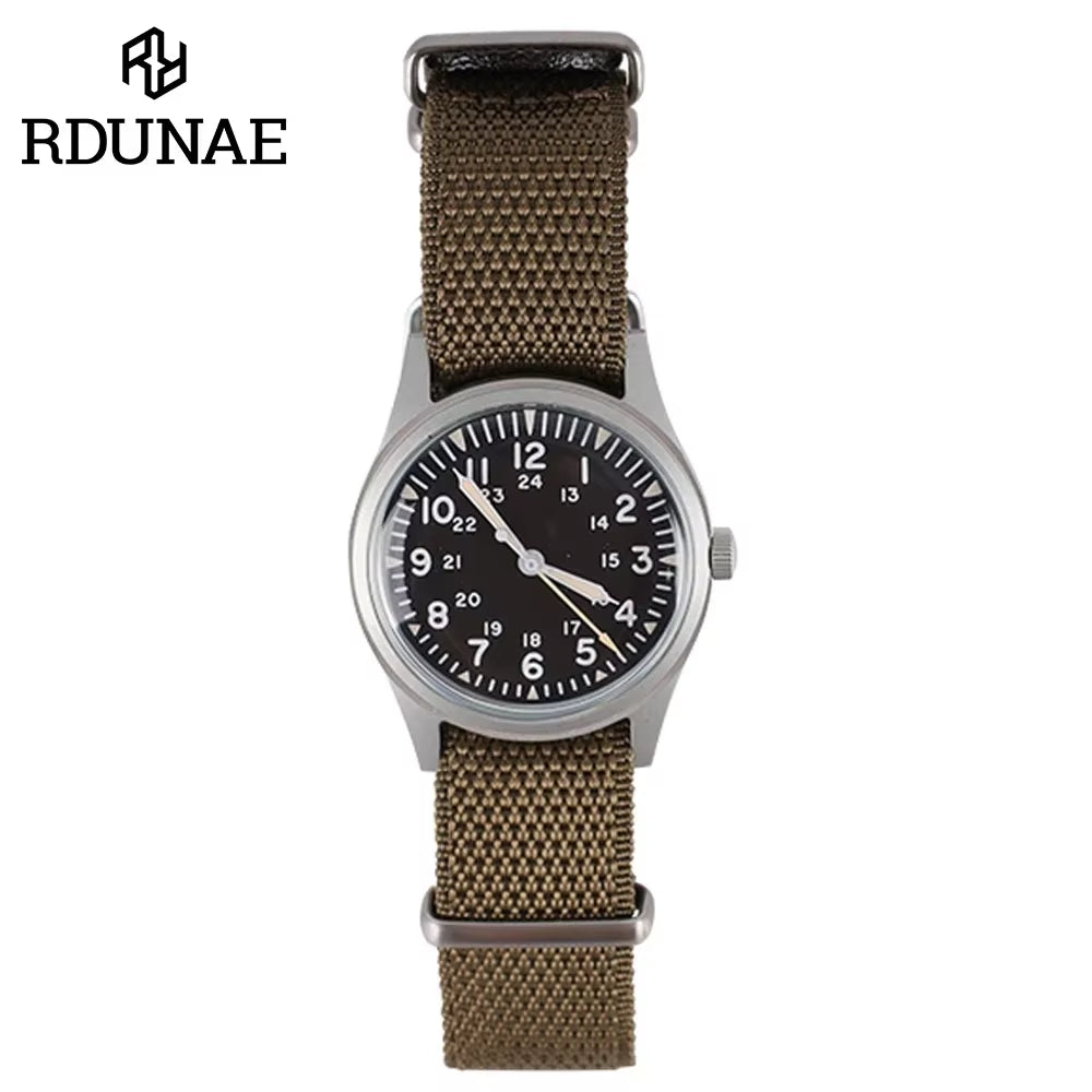 G10 34.5MM Retro Military Watch for Men