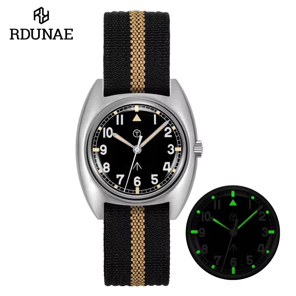 G10 34.5MM Retro Military Watch for Men