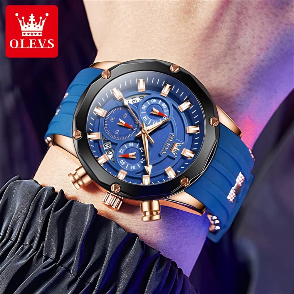 Luxury Multifunctional Chronograph Men's Watch