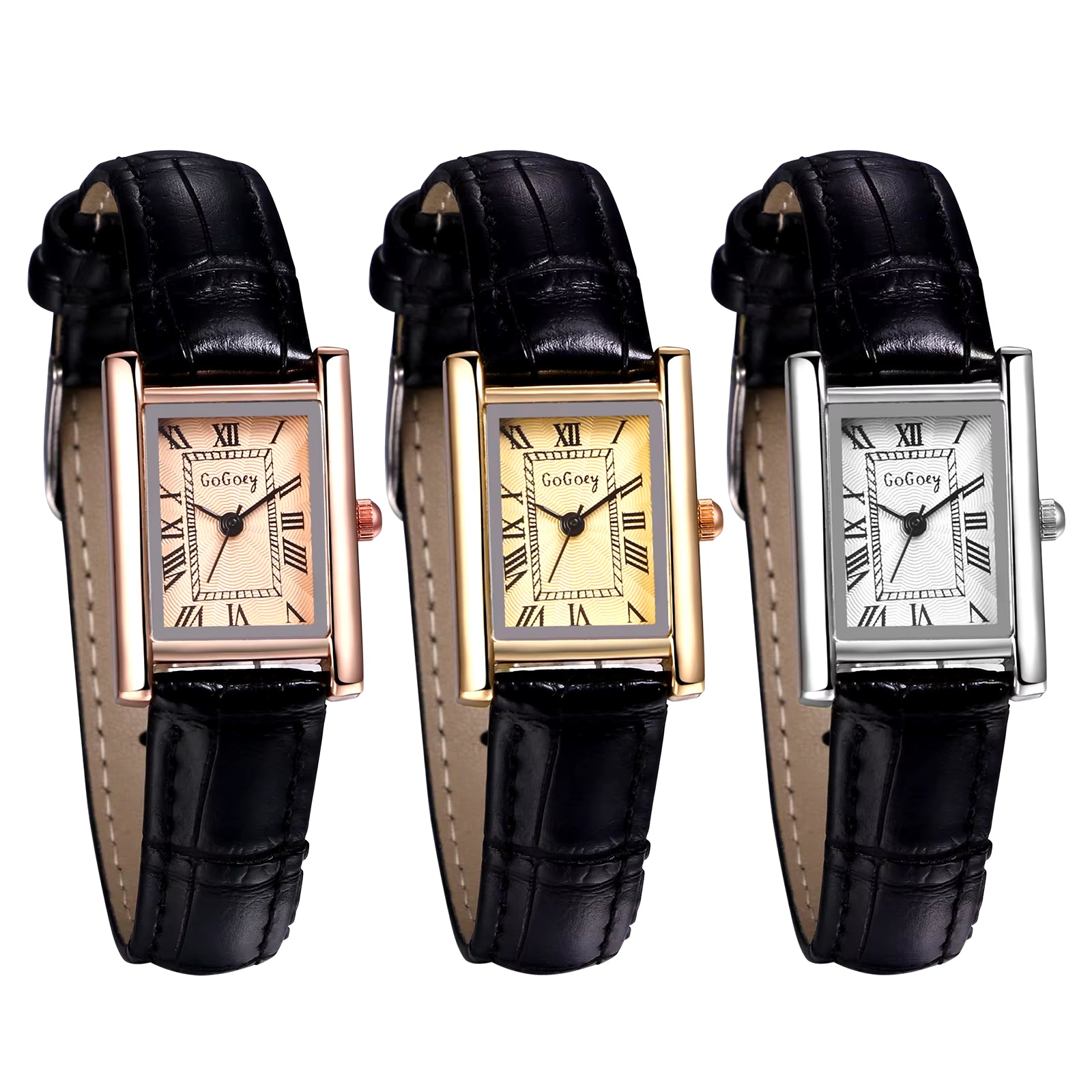 Leather Rectangular Women Small Watch