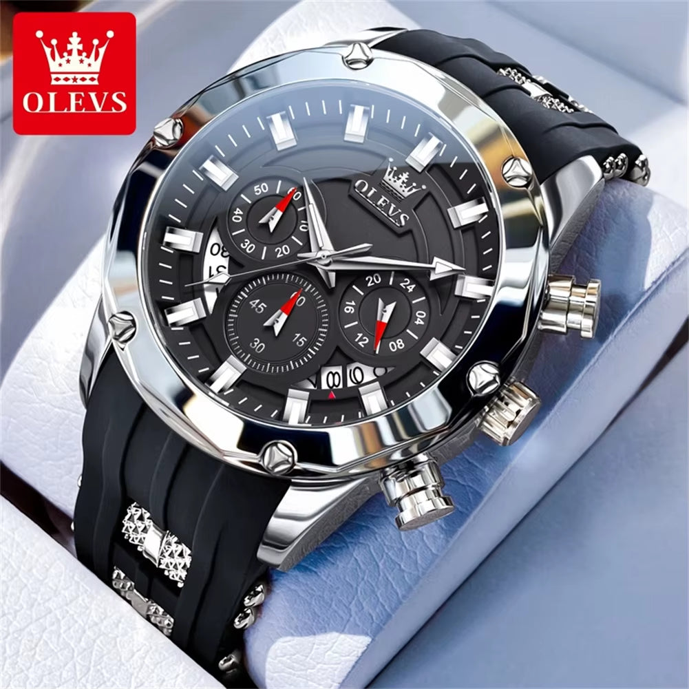 Luxury Multifunctional Chronograph Men's Watch