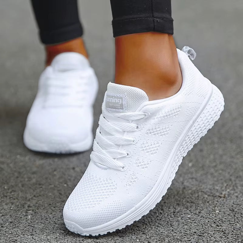 Women Lace-Up Lightweight Sneakers  