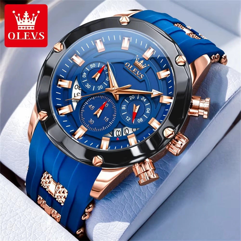 Luxury Multifunctional Chronograph Men's Watch